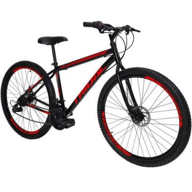 Imagem de Bicicleta Aro 29 MTB 7V Index Freio a Disco Quadro Aço Tridal Bike, Ve