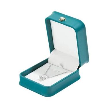 Imagem de Caixa De Joias Em Couro PU Para Anel, Pingente, Pulseira, Pérola E Emb