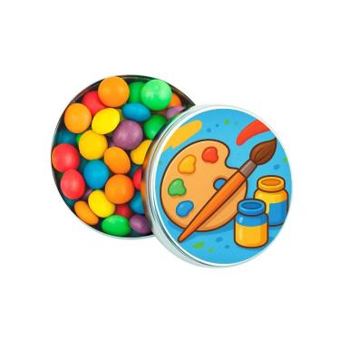 Imagem de Kit 30 Latinhas Lembrancinhas Pintura e Tintas