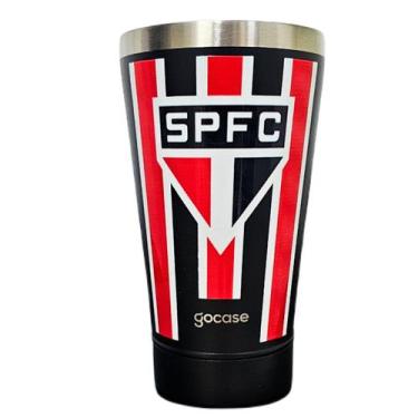 Imagem de Copo Térmico São Paulo Gocase 470ml Tricolor Oficial