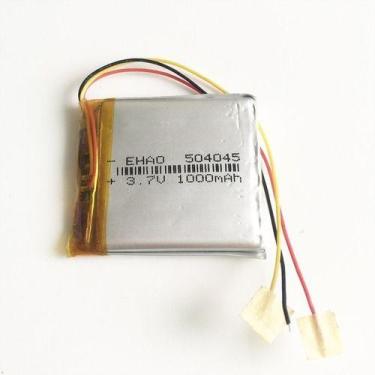 Imagem de Bateria 3.7v 1000 Mah 5mm X40mm X45mm 3 Fios 504045 - bgb