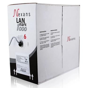 Imagem de Cabo de Rede Nexans Cat6 Cinza - 60 Metros