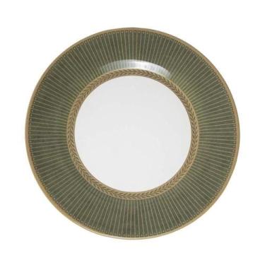 Imagem de Prato Raso De Cerâmica Alleanza 28cm Celebrate Verde Plus
