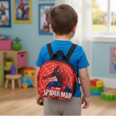 Imagem de Bolsa Infantil Menino Pequena Tipo lancheira Kids Mini Mochila de Cost