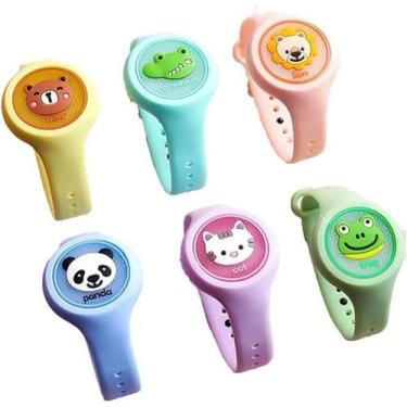 Imagem de Pulseira Infantil Repelente Anti Mosquito Colorida Previne Mosquitos P