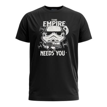 Imagem de Camiseta Infantil e Boneco Colecionável Pocket Pop! Pop! Tees Star Wars Stormtrooper Tam. P com Estampa Death Star e TIE
