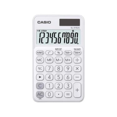 Imagem de Calculadora De Bolso Casio Sl-310uc 10 Dígitos Branca
