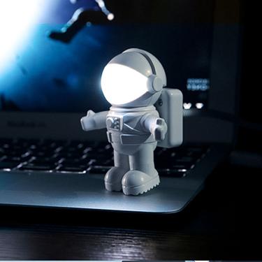 Imagem de Luminária USB Astronauta Tpc com Luz Suave em LED e Cabo Flexível de 30,5CM para Teclado