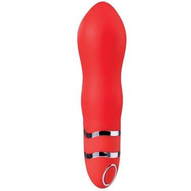 Imagem de Vibrador Zesty em Silicone Prata com 10 Vibrações e Uso Como Massageador Corporal Relaxante Nanma