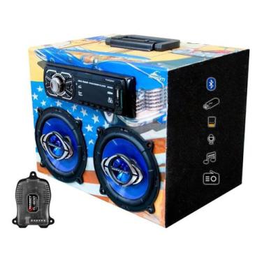 Imagem de Caixa Ativa Bob Automotiva Falante Hurricane Modulo Taramps - Oestesom