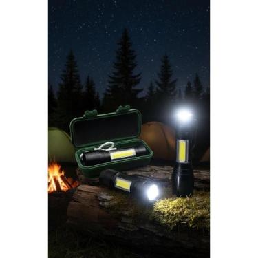 Imagem de 2x Lanterna UV Tática Recarregável 128000LM Preta - Congratulations St