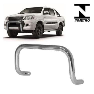 Imagem de Quebra Mato Hilux 2005 2006 2007 2008 2009 a 2015 Cromado - CCF