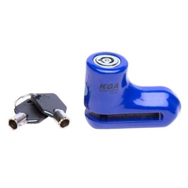 Imagem de Cadeado Kga Moto Parts Trava Disco 2056 Azul