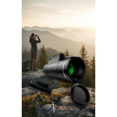 Imagem de 2x Monóculo 40x60 Profissional: Zoom Incrível + Tripé + Celu - Congrat