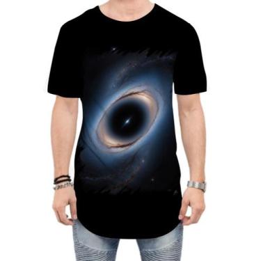 Imagem de Camiseta Longline Buraco Negro Gravidade Espaço 2 - Kasubeck Store®, M