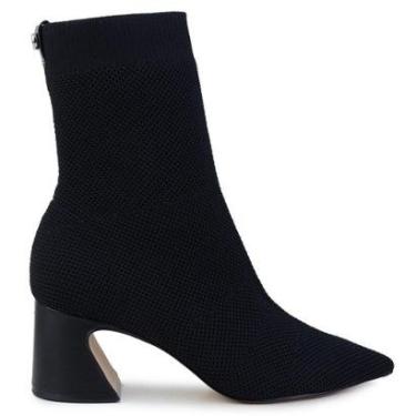 Imagem de Bota Feminina Carrano CB Knit Black Preta - 7210-Feminino