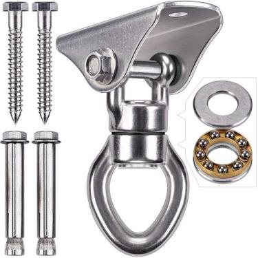 Imagem de Gancho giratório SELEWARE Silent Bearing, capacidade de 1200 libras