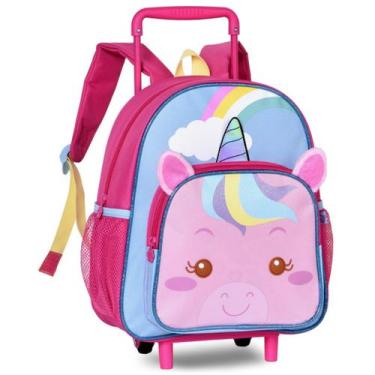 Imagem de Mochila De Rodinha Pequena Creche Escola Passeio Infantil 0 A 4 Anos M