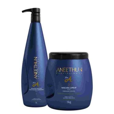Imagem de Aneethun Kit Linha A Shampoo e Máscara 1Kg