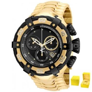 Imagem de Relógio Masculino Aço Inox 21360 Cronógrafo Caixa 52mm - Clique Compre