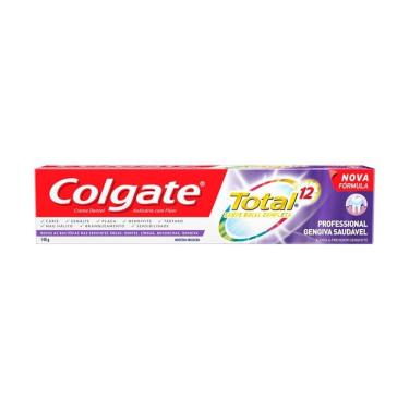 Imagem de Creme Dental Colgate Total 12 Gengiva Reforçada 140g - Embalagem com 12 Unidades