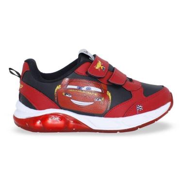 Imagem de Tênis Disney Carros Relâmpago McQueen Infantil - Preto e Vermelho 31-Unissex