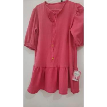 Imagem de Vestido infantil rosa feminino - Zurik 