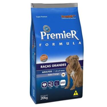 Imagem de Ração Premier Fórmula para Cães Adultos de Raças Grandes 20kg