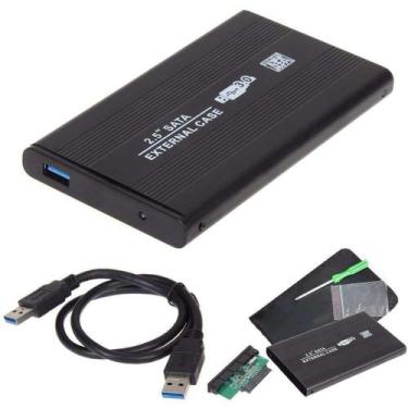 Imagem de Case Hd Ssd Notebook 2.5 Sata Usb 3.0 - Eletronica Castro