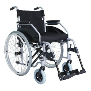 Imagem de Cadeira de Rodas Alumínio Premium para Suporte de Peso até 150 kg - HI
