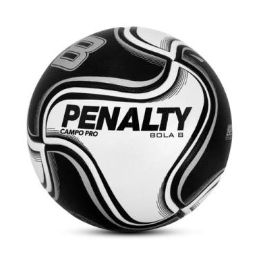 Imagem de Bola penalty futebol campo 8 pro xxi, Branco, Preto, UN