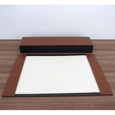 Imagem de Kit Risque Rabisque A4 E Estojo Em material sintético Cor Caramelo - A