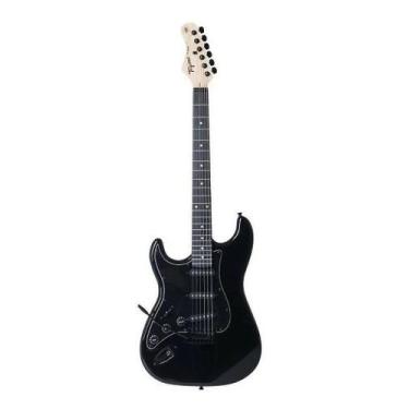 Imagem de Guitarra Tagima TG500 Strato Preta para Canhoto