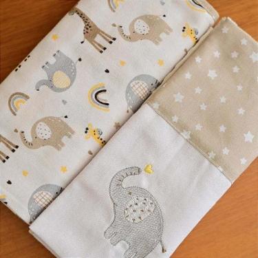 Imagem de CUEIRO MANTA BUBLIM GIRAFA 79cm x 80cm - 2 Unidades - INCOMFRAL