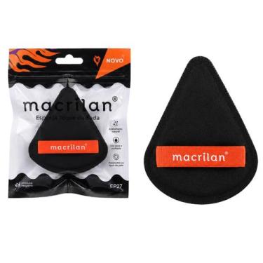 Imagem de Esponja De Maquiagem Para Base Macrilan Toque De Seda Ep27