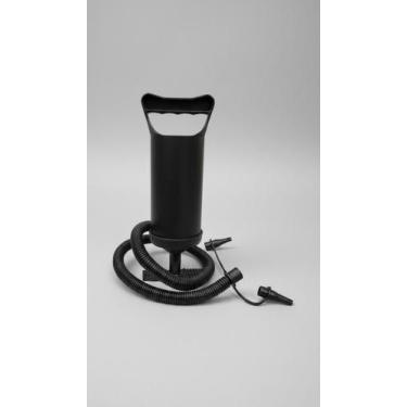 Imagem de Bomba de Ar Manual Dupla Ação 2x700cm³ PVC Preta - Genérica