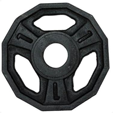 Imagem de Anilha Dectagonal de Ferro Fundido - 1Kg - RLM STORE