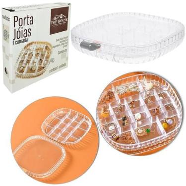 Imagem de PORTA JOIA DE PLÁSTICO 15X3 cM COM 1 CAMADA TRC6850 - top house