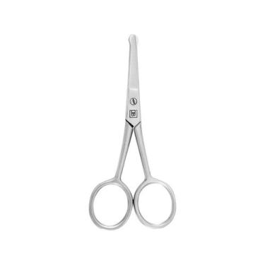 Imagem de Tesoura Para Nariz e Bigode, Aço Inox Ponta Arredondada 10,20 cm PRO -