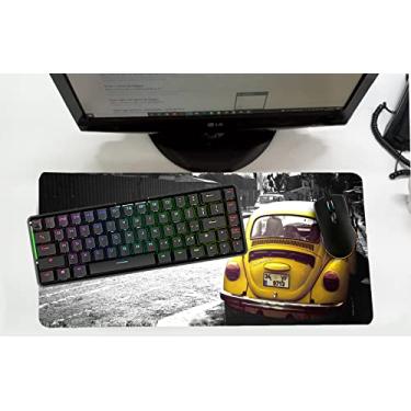 Imagem de Mouse Pad Desk Pad Grande 30x70cm - CARRO FUSCA 2