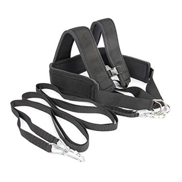 Imagem de Newmind Peso Trenó Resistência ao Puxar Cinto Treinamento Físico Resistência à Fitness Kit de Corda Agilidade