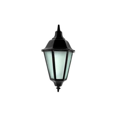 Imagem de Luminária Colonial Meia Cara Italiana em Alumínio e Vidro