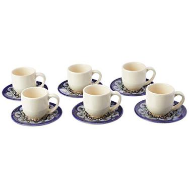 Imagem de Porto Brasil Conjunto com 6 Xícaras de Café com Pires Mônaco Sofia