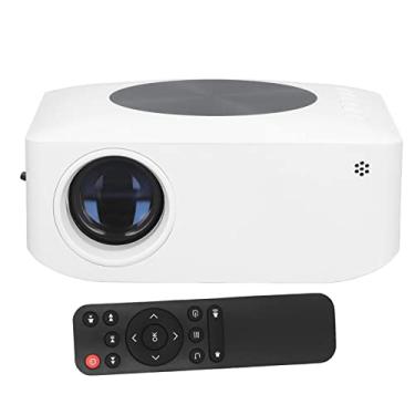 Imagem de Mini projetor, tela grande de 200 polegadas pequeno HD Home Theater projetor suporta Wi-Fi, 110 V a 240 V, projetor de vídeo para DVD set top box celular (plugue dos EUA)