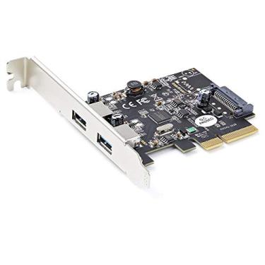Imagem de Placa USB PCIe de 2 portas com 10 Gbps/porta - USB 3.1/3.2 Geração 2 Tipo-A PCI Express 3.0 x2 Cartão adaptador complementar - Perfil completo/baixo - Windows e Linux (PEXUSB312A3)