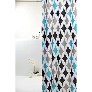 Imagem de Cortina para Box De Banheiro Poliéster Losango- Bella Casa