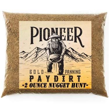 Imagem de Pioneer '2 Ounce Nugget Hunt' Gold Paydirt Panning Pay Dirt Bag – Gold Prospecting Concentrate