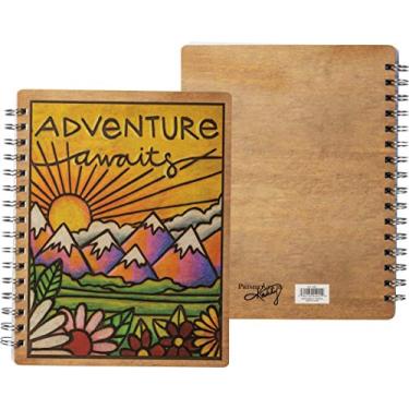 Imagem de Caderno espiral Mountain & Sun Desing Adventure Awaits (120 páginas pautadas)