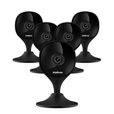 Imagem de 5 Câmeras Ip Wi-fi IMX C Black Intelbras Full HD 2MP Preta