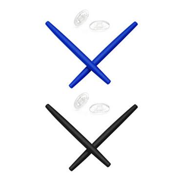 Imagem de Mryok — Protetor nasal de substituição para óculos de sol Oakley Transistor, Blue & Black, One Size